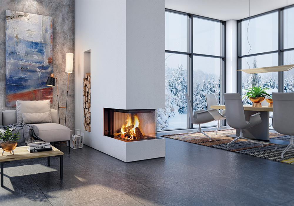 Spartherm: En guide till premium-insatser & kaminer 4 En miljöbild på en insats från Spartherm från deras premium linje.